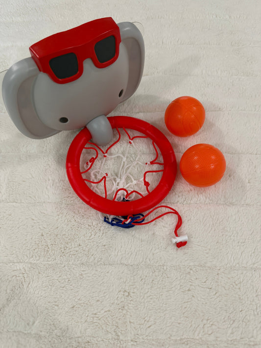 #56 REDUCED hape bath basketball toy