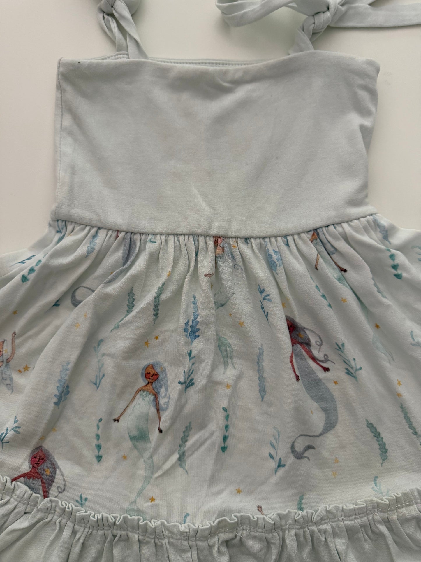 *reduced* #117, Girls 24M, Omi Jo light blue mermaid tunic dress, VGUC