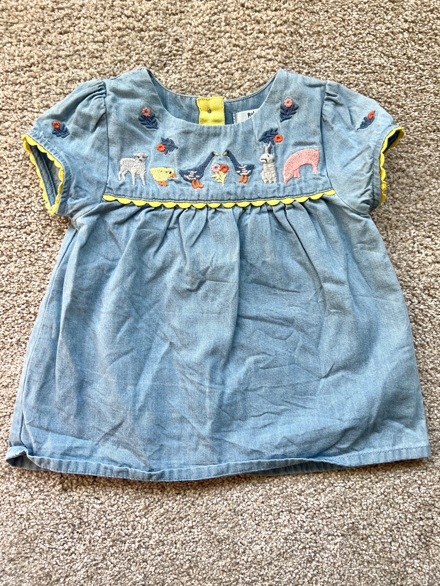 #68 Baby Boden girls dress, 3-6 mo, VGUC