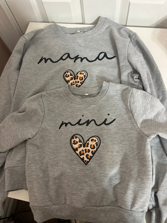 #23 women’s small and girls 3t matching sweatshirt (reduced)