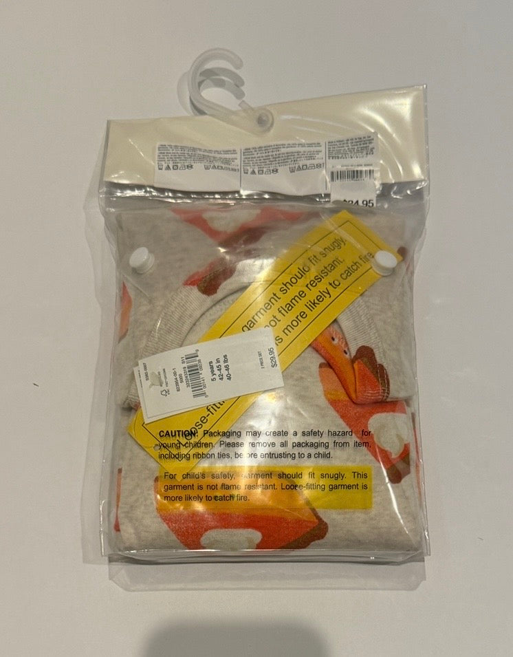 #41 |  (5) NWT GAP Pajama Set Thanksgiving Pumpkin Pie, boy or girl