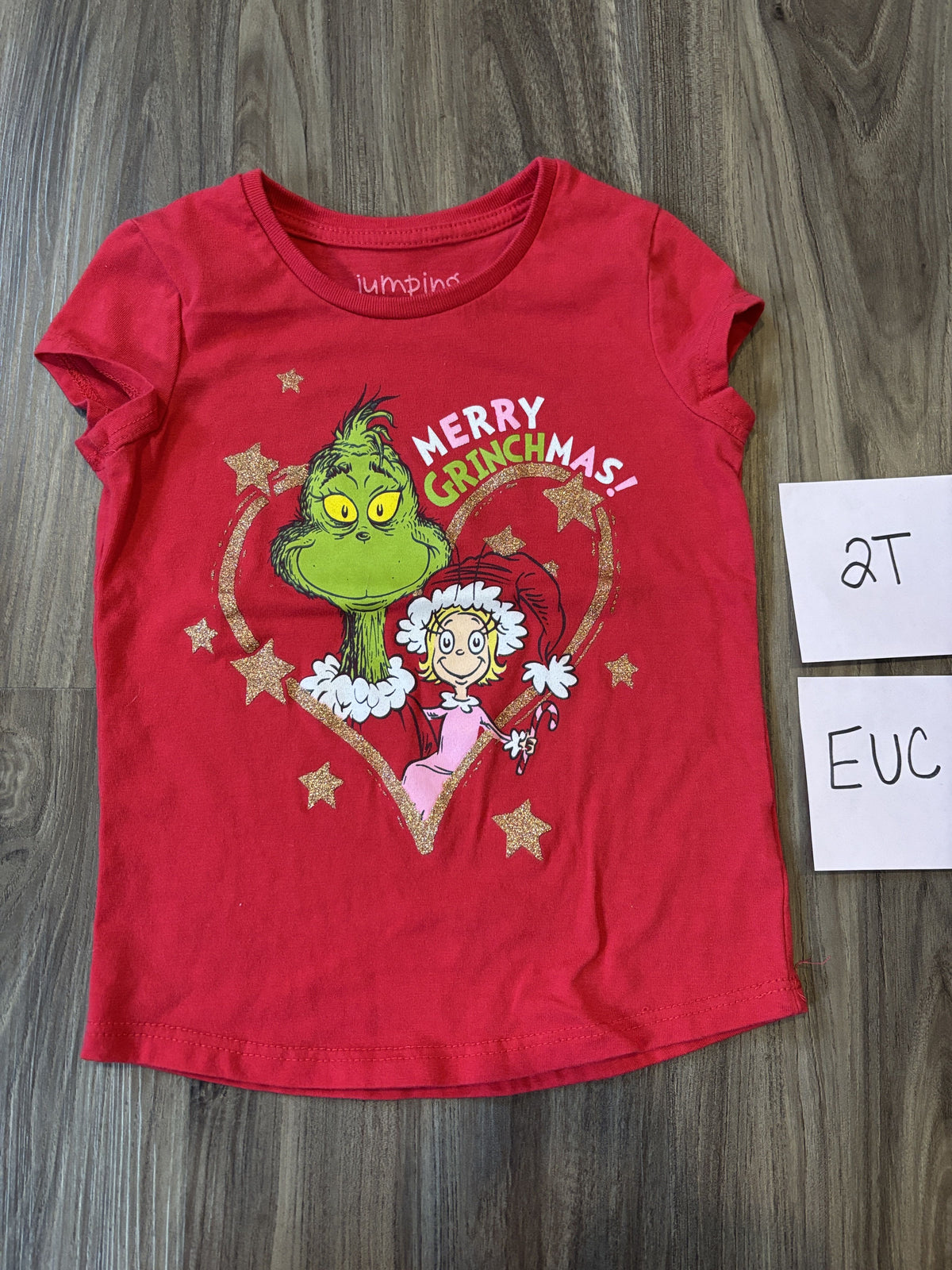 #138 - 2T EUC Merry Grinchmas Shirt