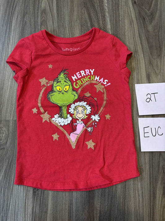 #138 - 2T EUC Merry Grinchmas Shirt