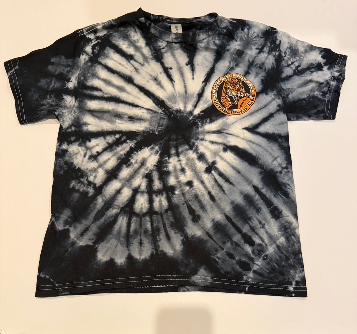 #41 |  YM Cincinnati Bengals Tiger Tie Dye T-shirt, boy or girl