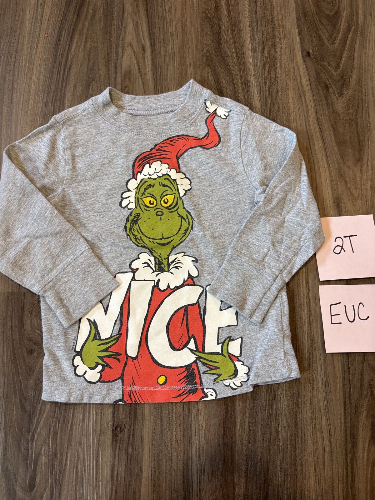 #138 - 2T EUC Grinch LS Shirt