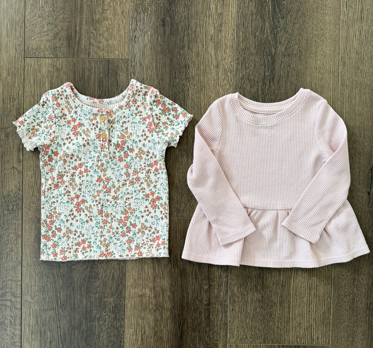 #173-girl shirt bundle size 18m