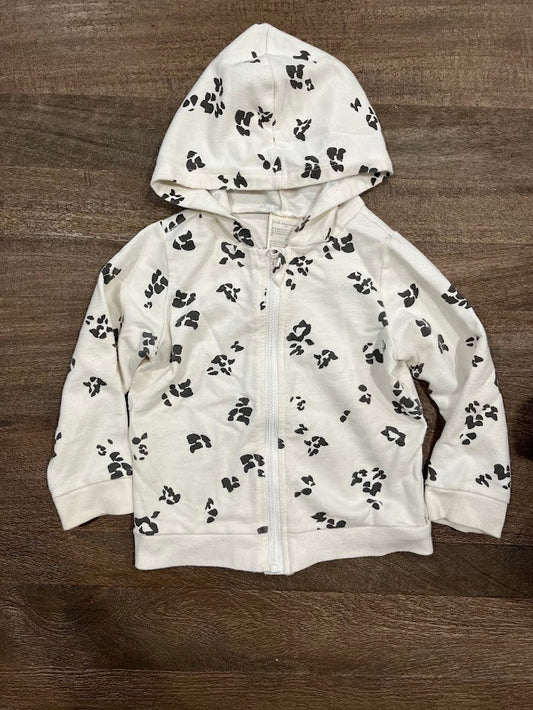 Seller #55 First Impressions Girls 18 Month lightweight zip up hoodie animal print
