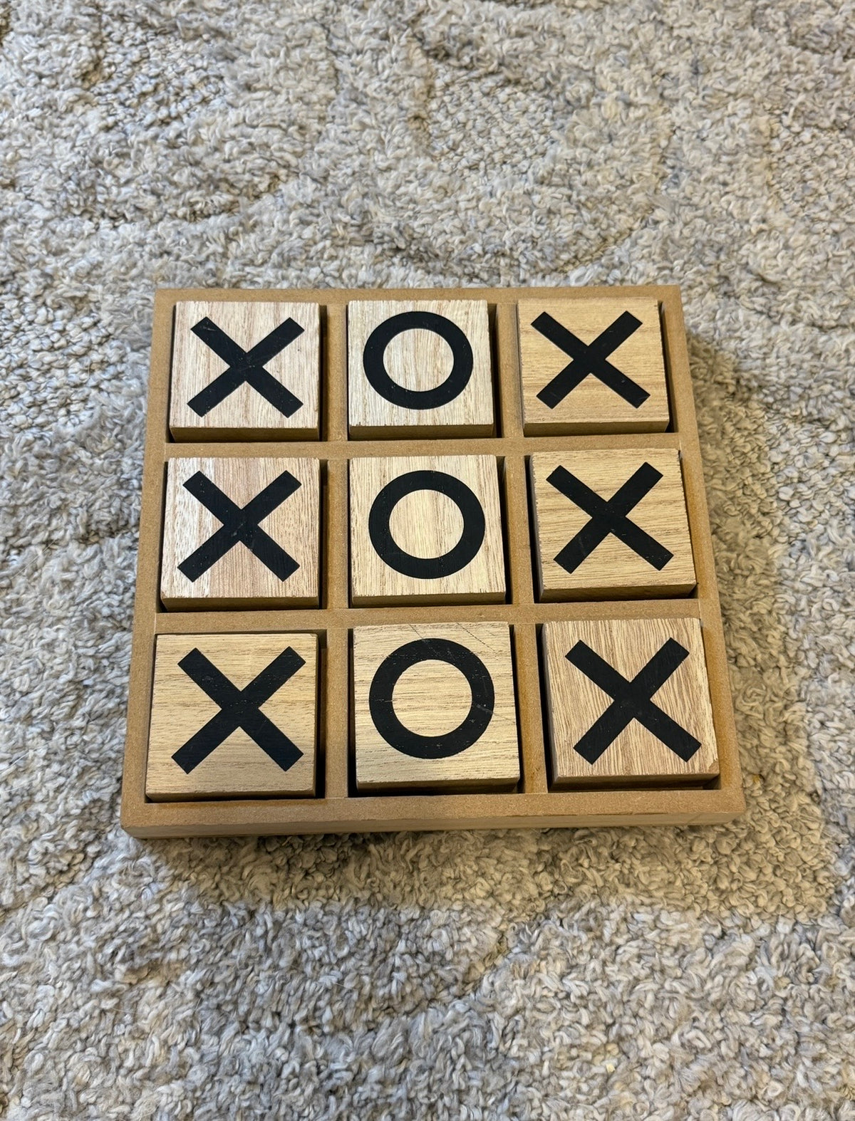 16 - Wooden Tic Tac Toe