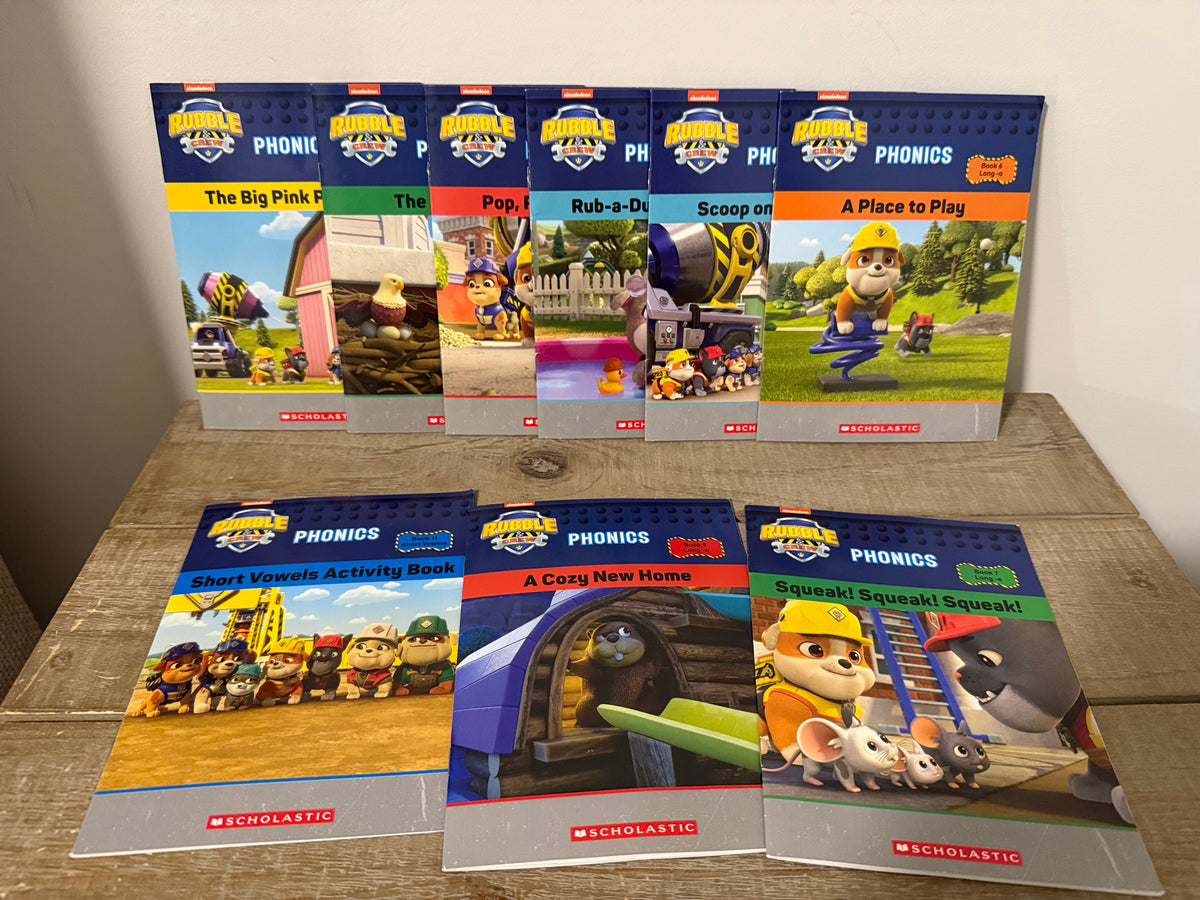 #106: Paw Patrol/Rubble Crew Phonics Books (9)