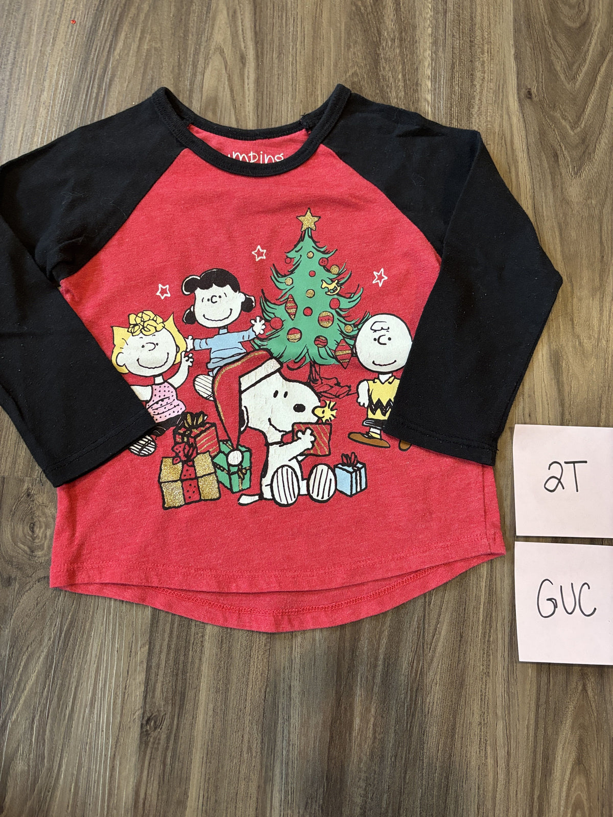 #138 - 2T GUC Charlie Brown Christmas LS Shirt