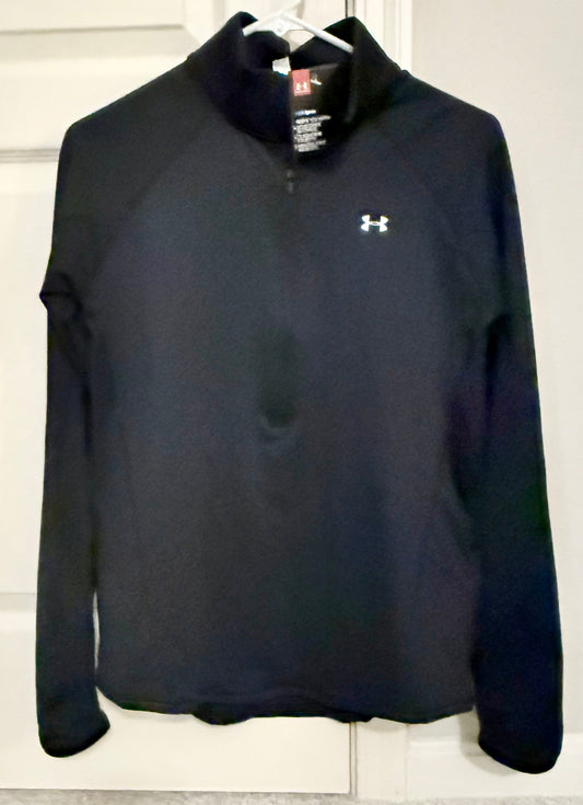 REDUCED: Seller #216, Women’s black Under Armour 3/4 zip pullover, NWT sz medium