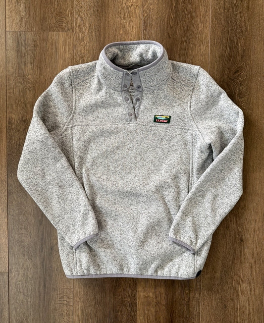#173-LL Bean fleece pullover women's size M