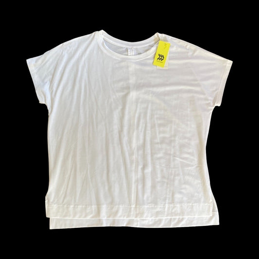 All in motion white active short sleeve tee NWT women's size L