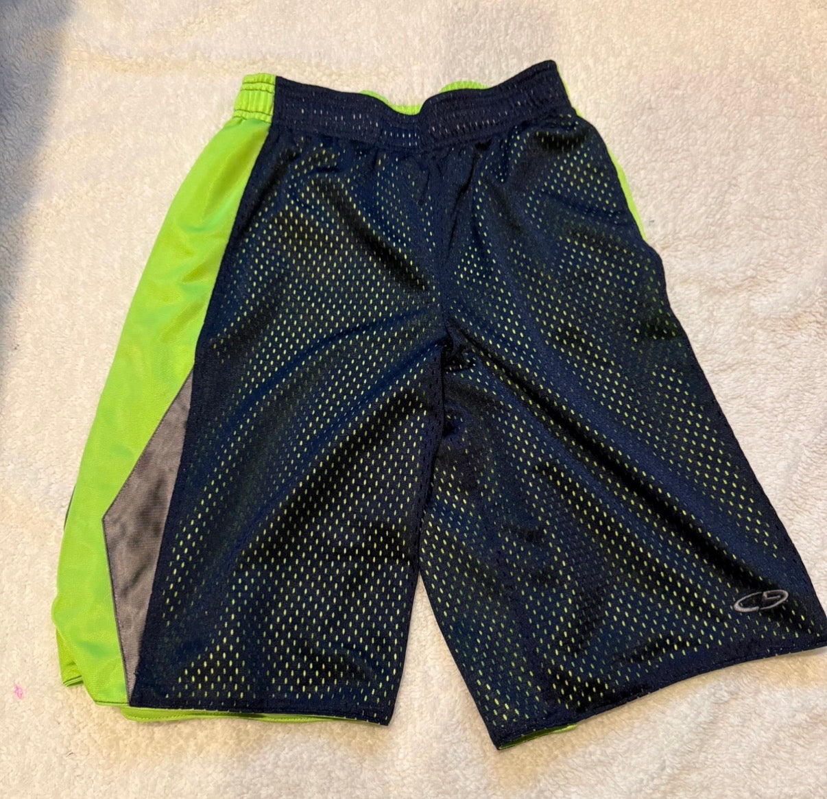 136 EUC Boys Athletic Shorts Reversable 10/12