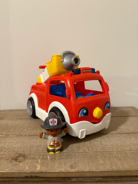 Seller 106: *Reduced* Little People Ladder Firetruck