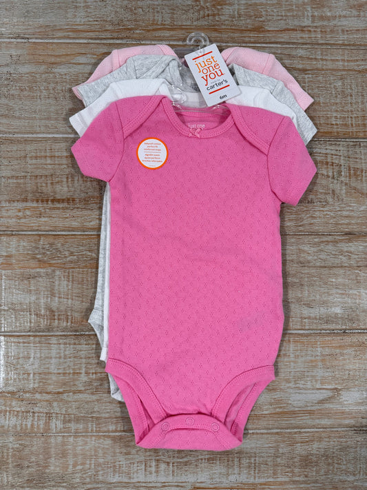 *REDUCED* #108 Infant Girl Onesie Bundle Size 6M NEW