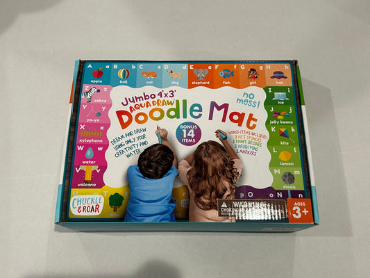 #160 Giant Aqua doodle mat - box has a tear near the handle but mat itself in GUC