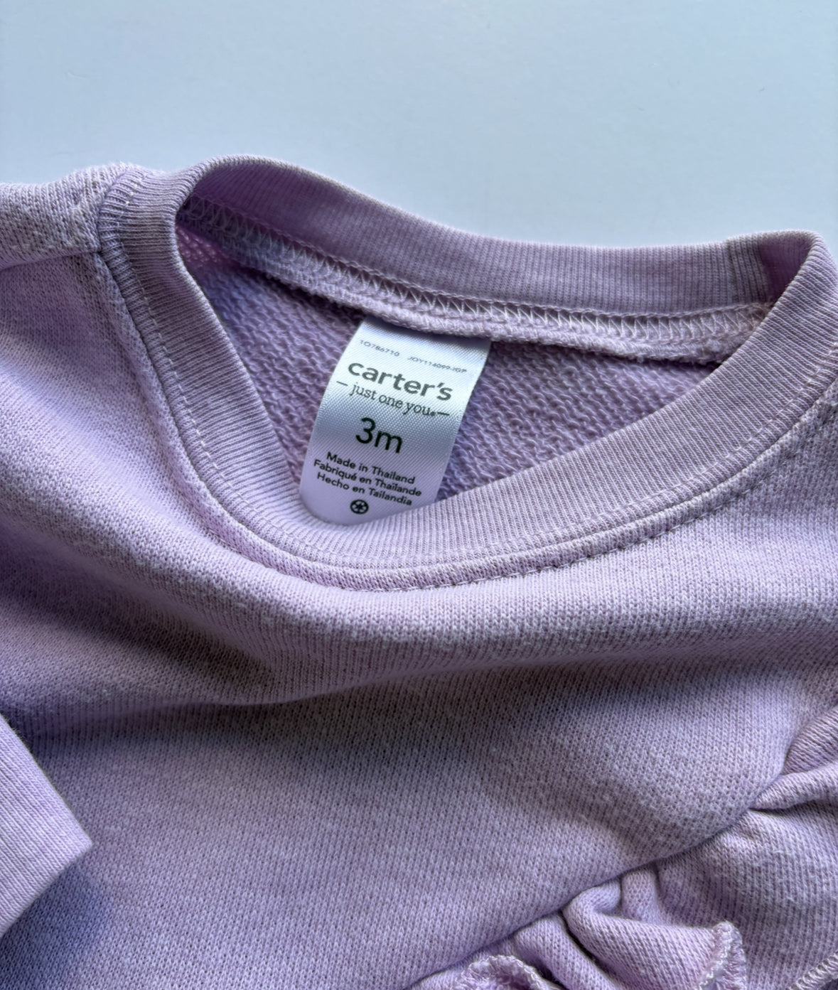 Seller #105 - Girls 3M Purple Crewneck and Gray Sweater Bundle GUC
