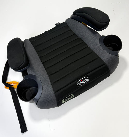 155 Chicco GoFit ClearTex Backless Booster (no latch) Grey/Black