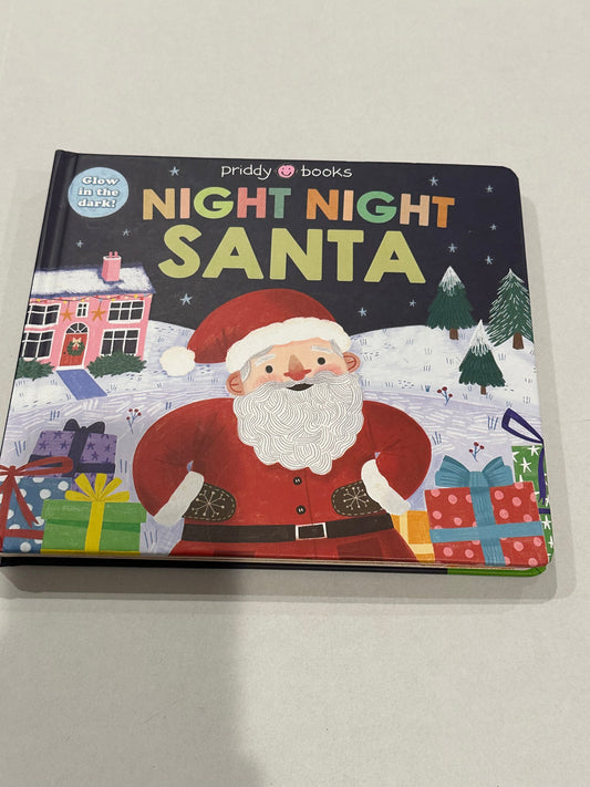 #160 Night night Santa Christmas book - glows in the dark