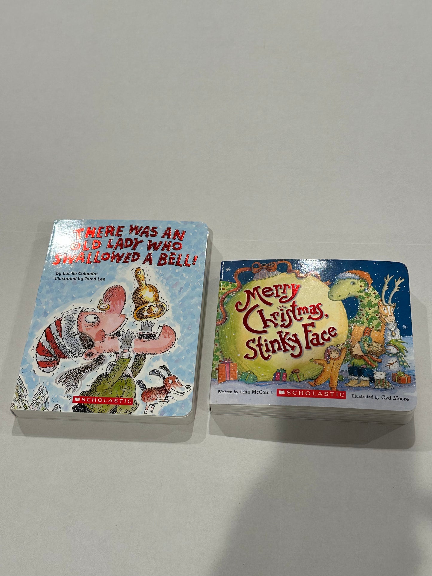 #160 Set of 2 Christmas board books