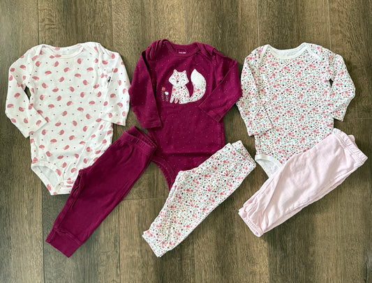 #173-just one you by Carters bundle girl size 12m (see description)