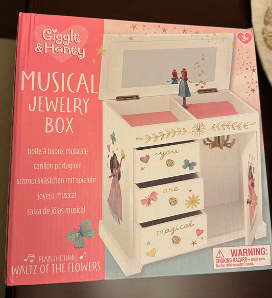 #160 New in box musical jewelry box
