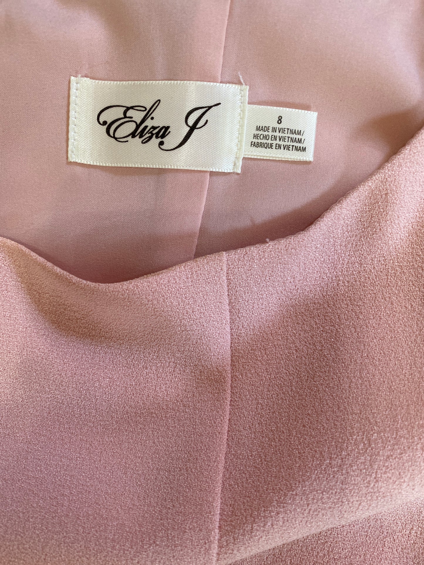 Eliza J blush/light pink dress women's size 8