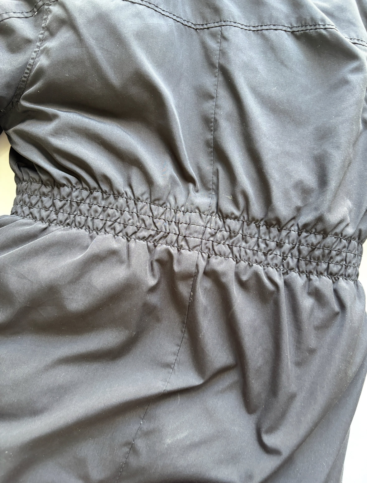 Seller #105 - Girls 3T Gap Black Puffer Coat with Hood GUC - see description