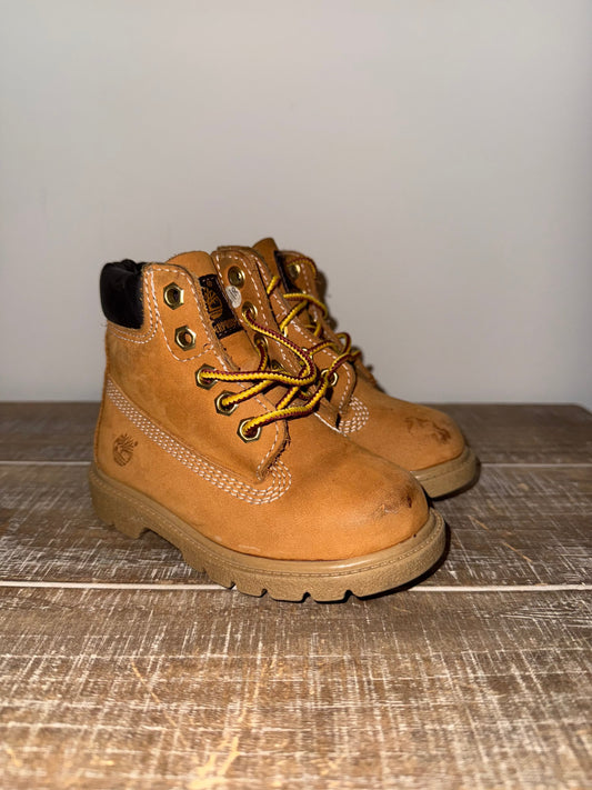 Seller #106: *Reduced* Todder 7 Timberland Boots