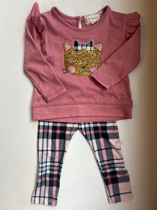 Seller #20 18 month girls kitty 2 piece set