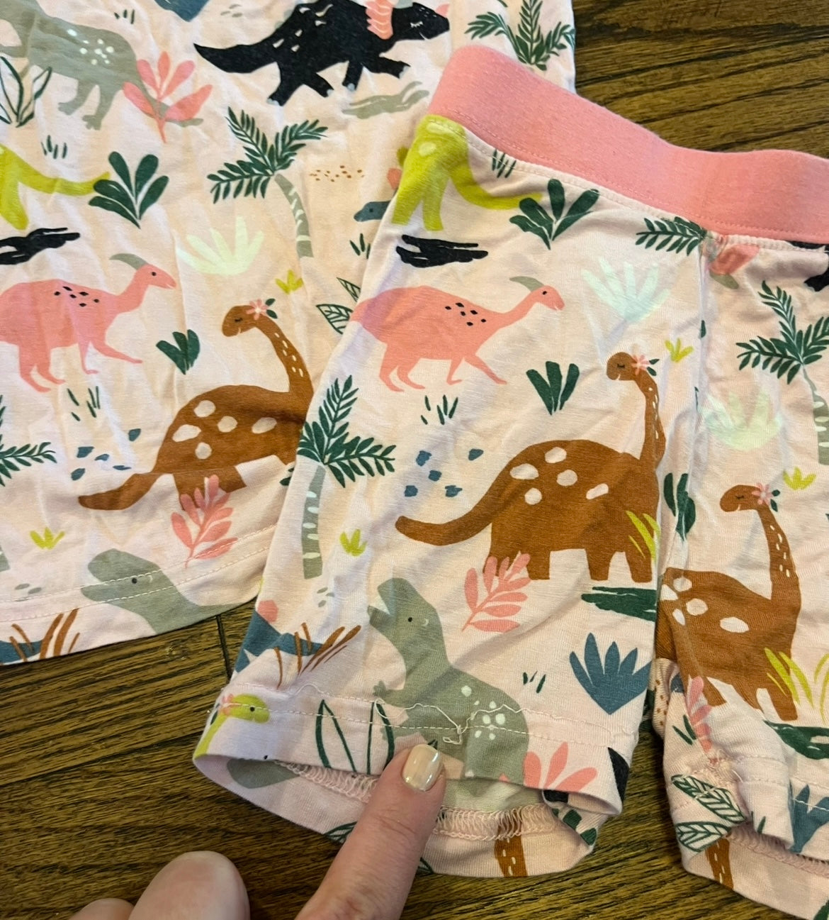 #67 Little Sleepies 12–18 months dinosaur pajamas