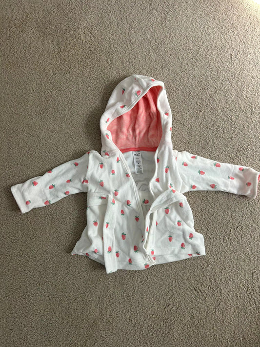 Seller #21 Carter's baby strawberry robe 0-9 months