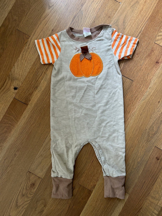 Seller #174 Ricrac & Ruffles Fall Romper 12 months