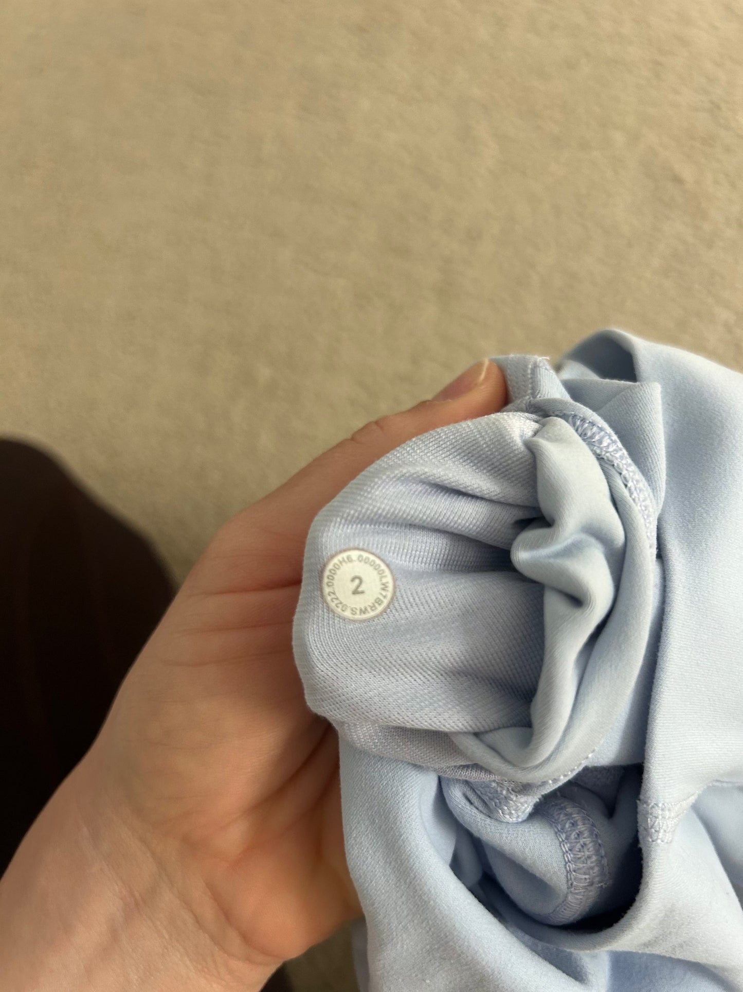 Seller #21 Women's Lululemon Baby Blue High Rise Align Shorts Size 2