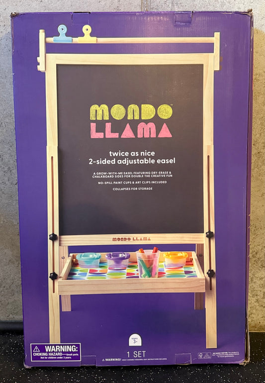 #173-NEW Mondo Llama art easel