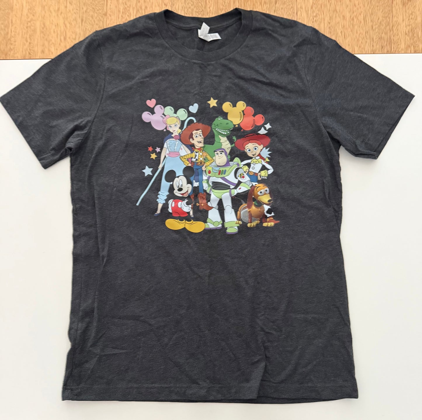 *reduced* #117, Men’s L, Disney Gray Toy Story t-shirt, New