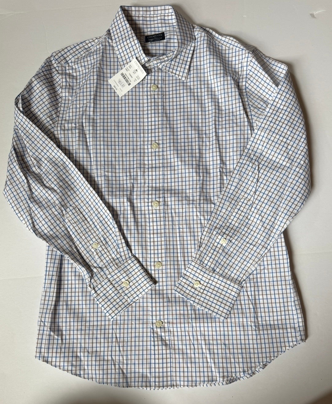 #41 |  (12) NWT (orig $69) Crewcuts Button Up Shirt, boys