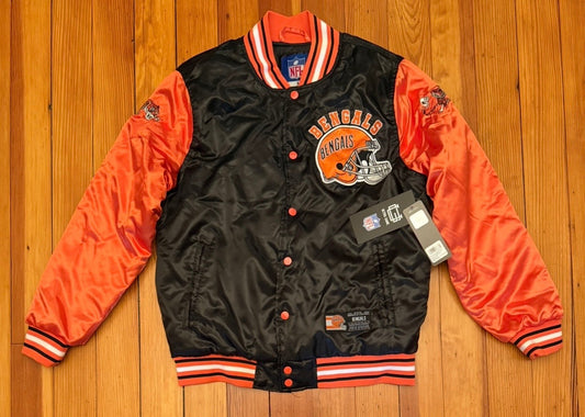 #41 |  NWT Adult Small NFL Bengals Track Jacket (orig $135)