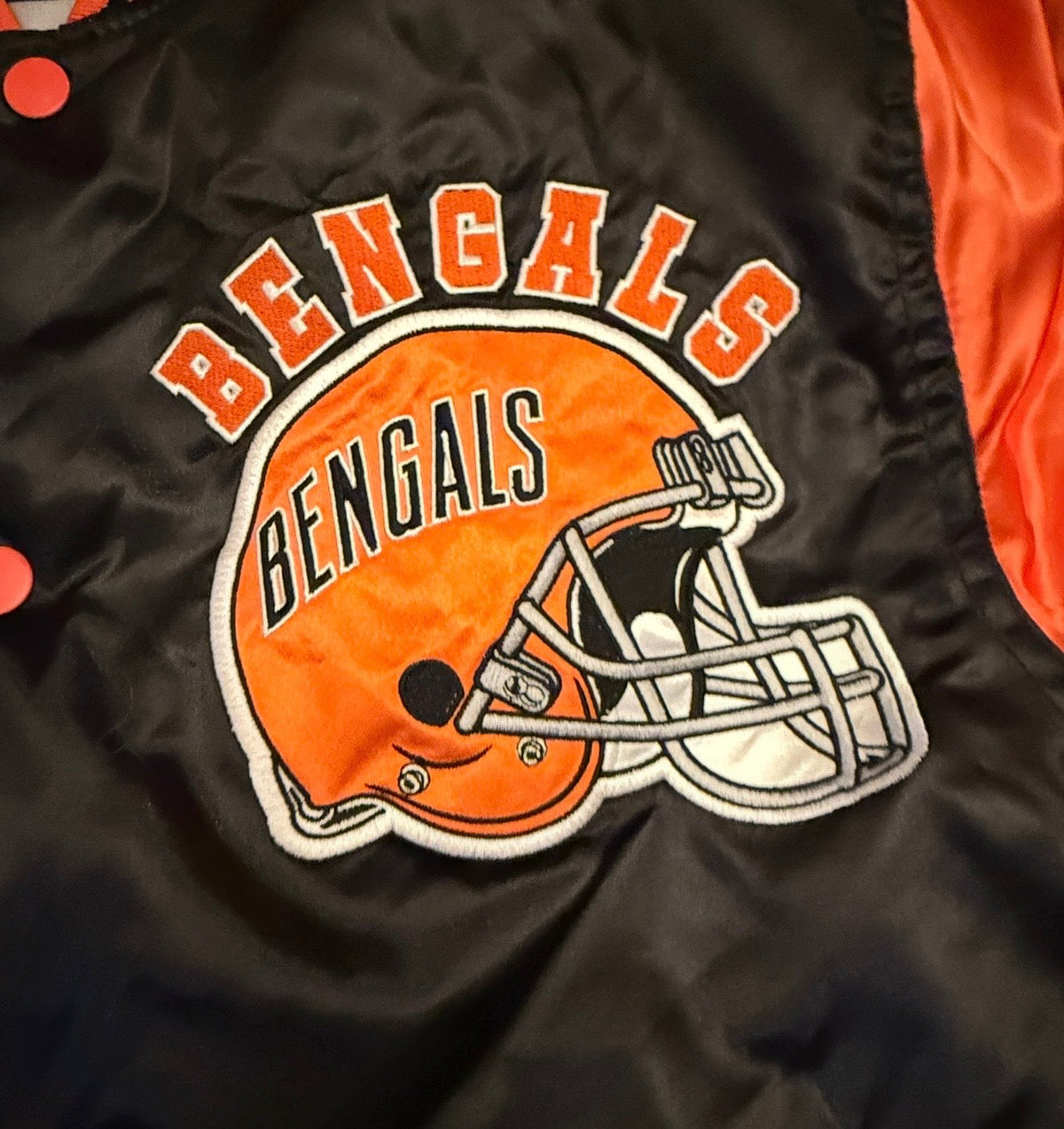 #41 |  NWT Adult Small NFL Bengals Track Jacket (orig $135)