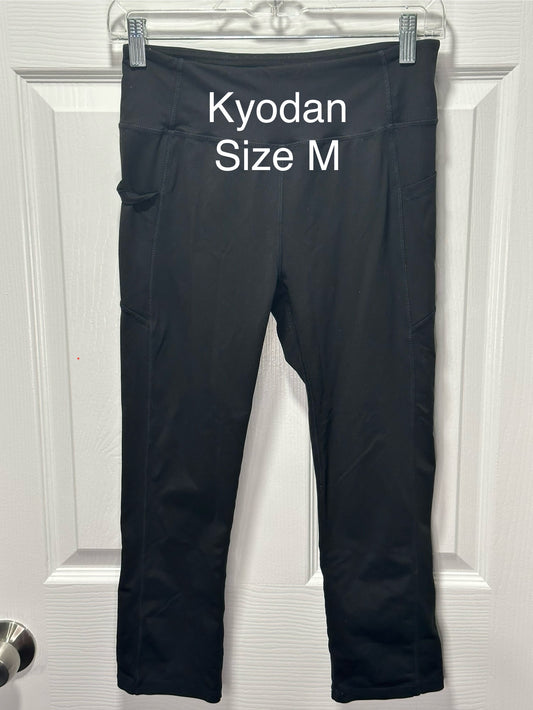 #186 Kyodan Crop Leggings with Pockets - Women's M - VGUC