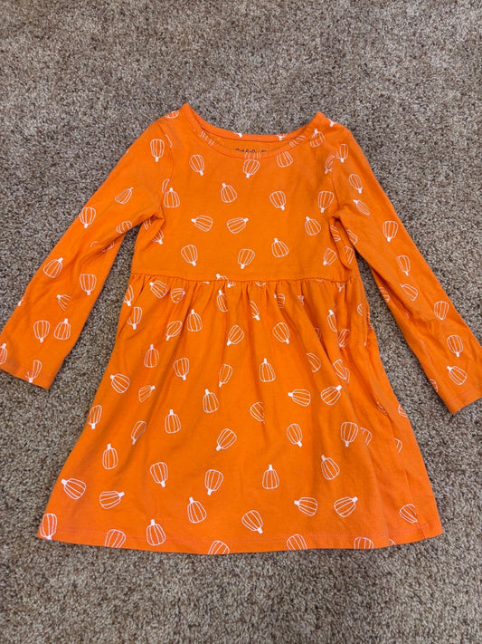 #47 girls 4T cat and jack pumpkin dress