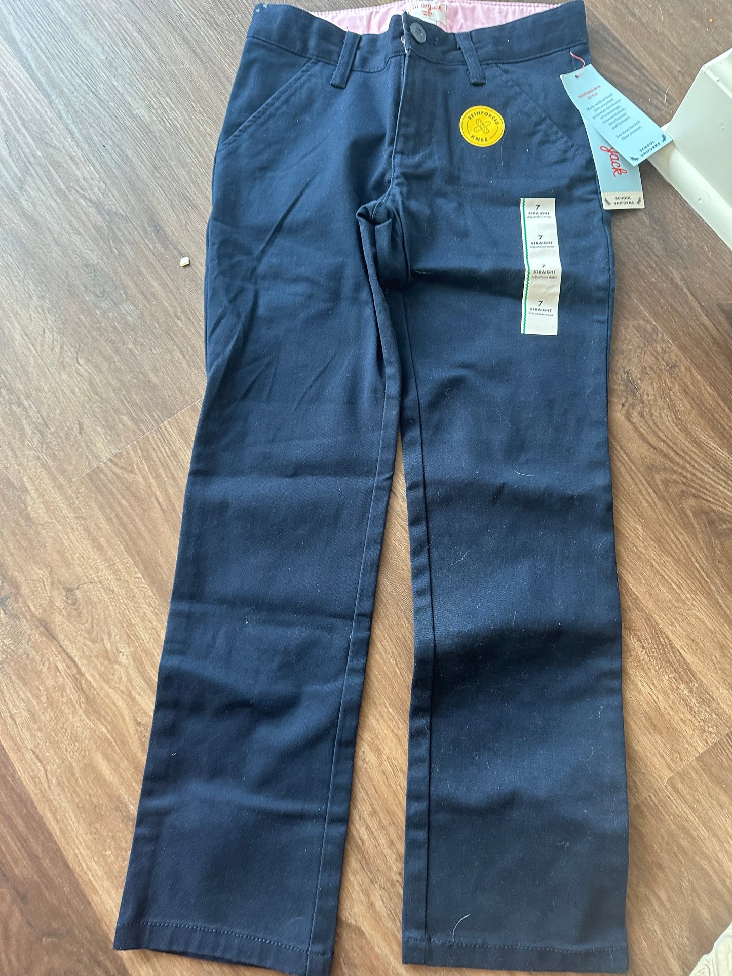 #24 size 7 Cat and jack uniform pants