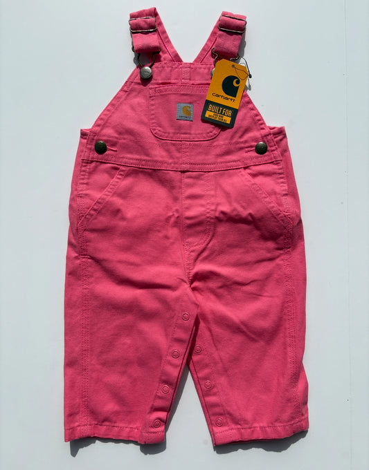 Seller # 105 - NWT 6M Girls Pink Carhartt Overalls