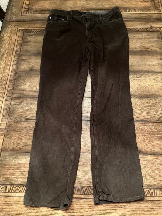 Weatherproof Brown Corduroy Pants Men's Pants Size 34 x 32