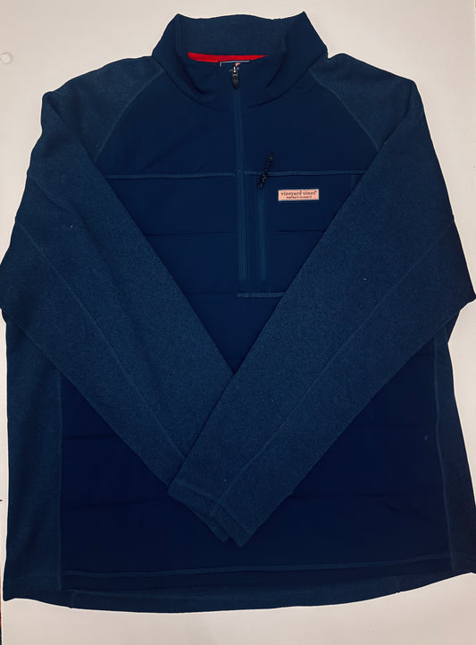 # 41 |  2XL Vineyard Vines Navy Quarter Zip Pull Over Jacket, men’s