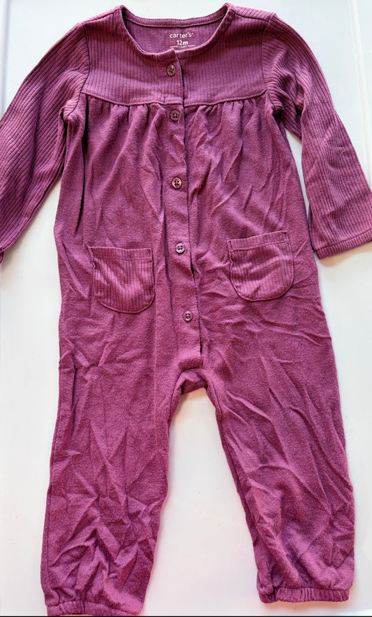 #35 Carters knit bodysuit girls 12 months