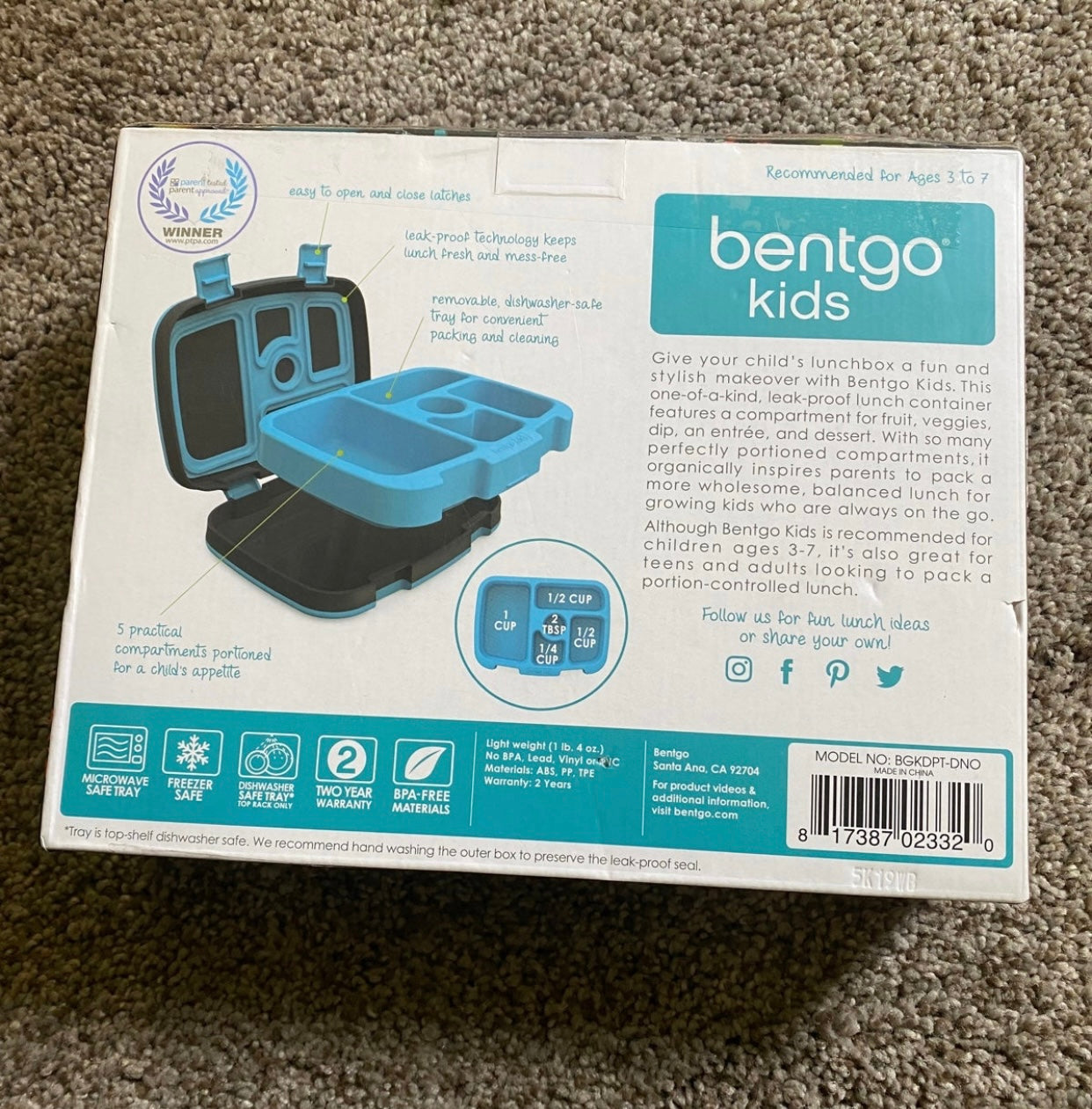 Bentgo dino lunch box BRAND NEW