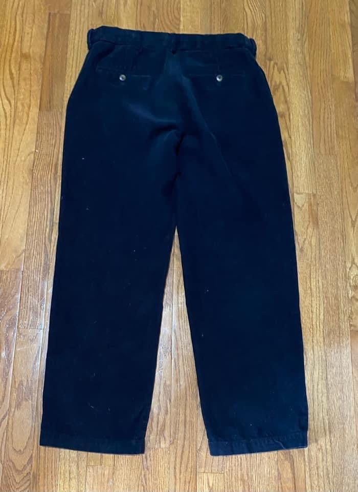 Haggar Navy Corduroys Men's Pants 34 x 30