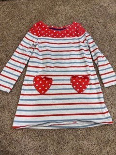 #47, girls size 5-6 mini Boden dress